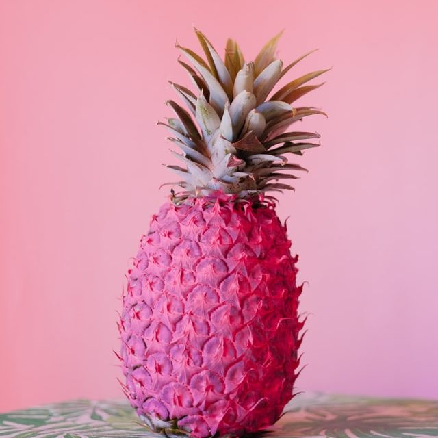Création d'un ananas rose