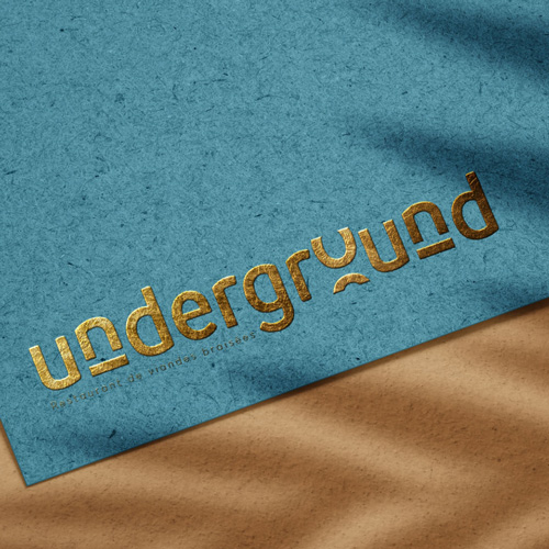 Prestation logo, réalisation du logo du restaurant Underground